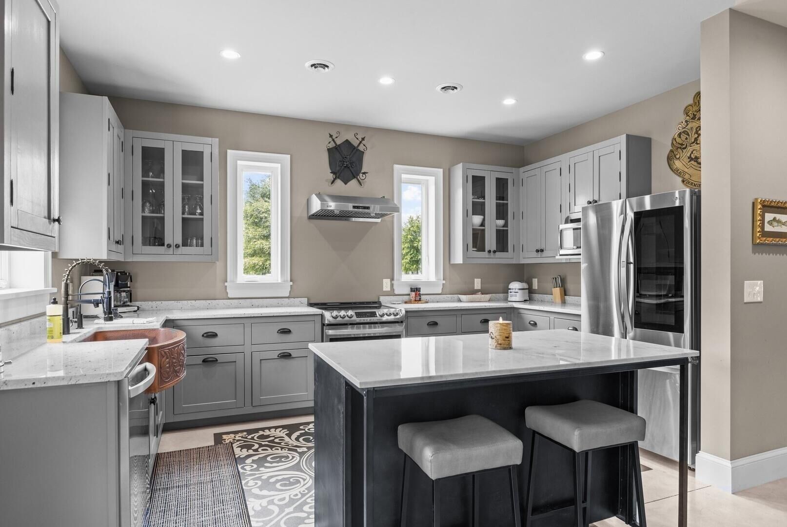 House, 3 Bedrooms | Private kitchen | Fridge, oven, coffee/tea maker, toaster