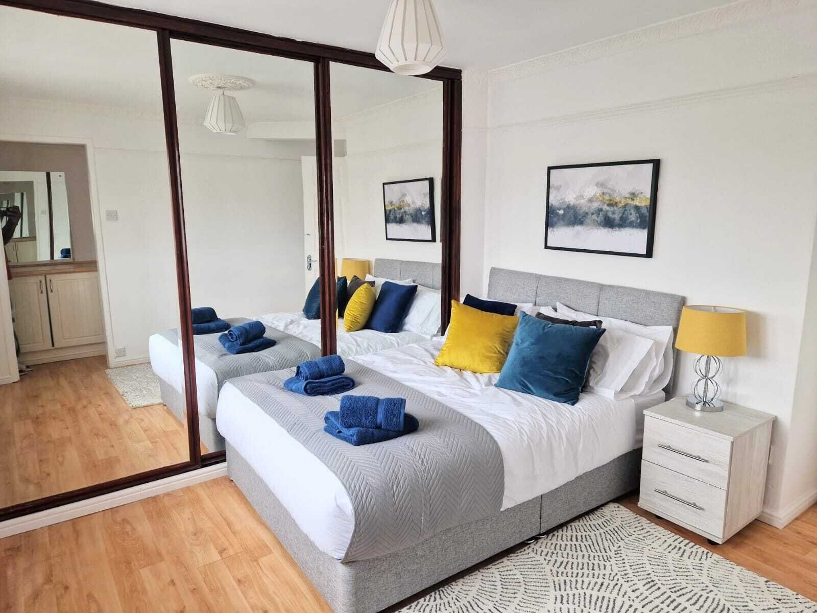 4 soverom, skrivebord, strykejern/-brett og wi-fi