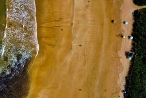 Beach nearby, white sand