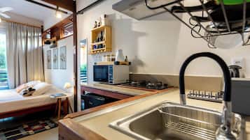Estudio superior, 1 cama de matrimonio, no fumadores, Aire acondicionado | Vistas desde la habitación