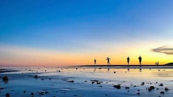 Beach nearby, white sand