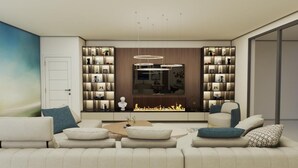 Apartamento Deluxe | Zona de estar