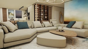 Deluxe Apartment | Living area