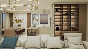 Apartamento Deluxe | Zona de estar