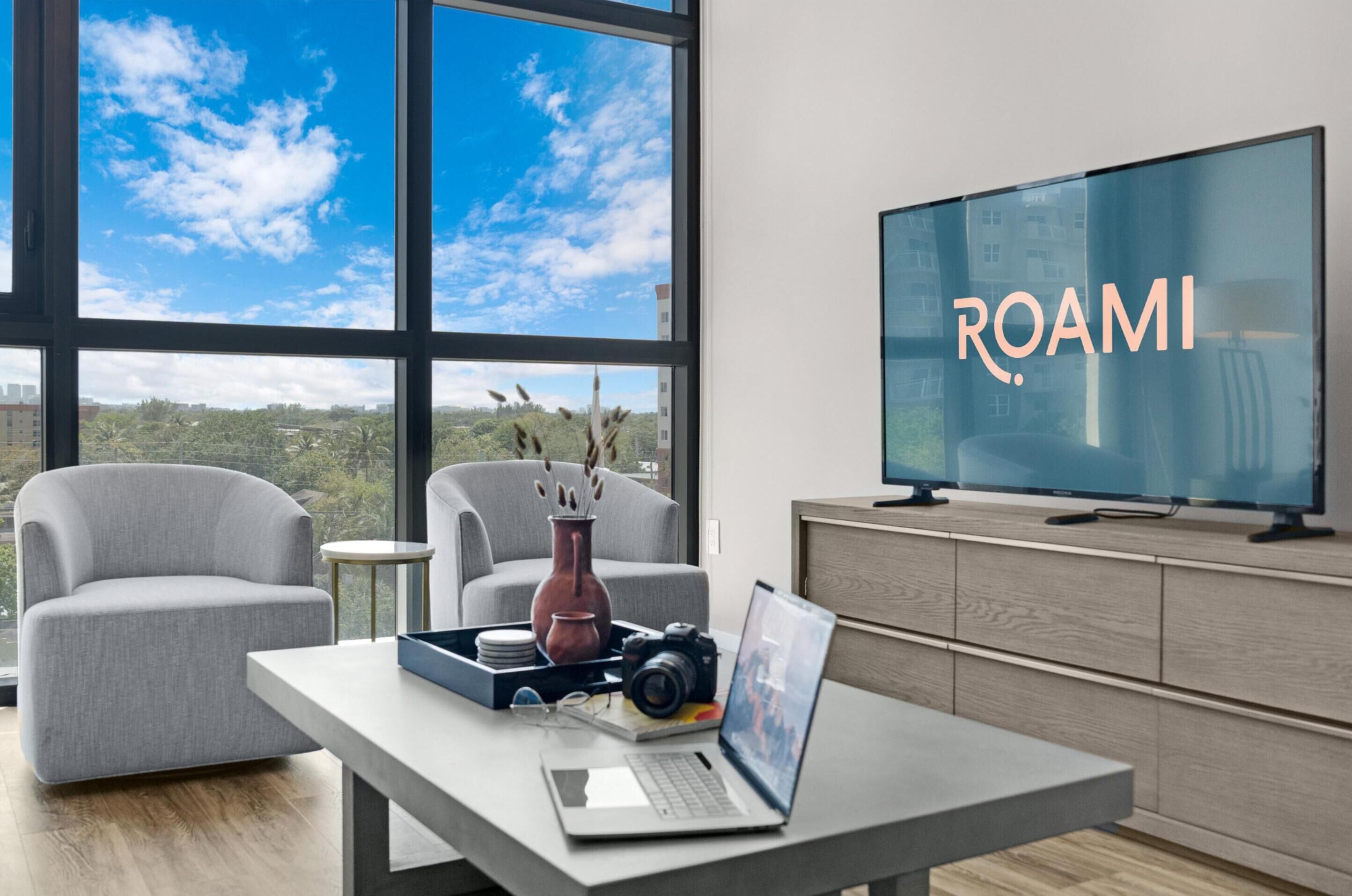 42-inch TV with digital channels, Netflix, streaming services