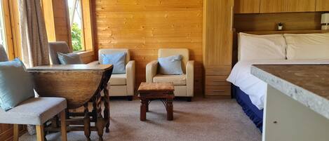 Ferienhütte | 1 Schlafzimmer, Bügeleisen/Bügelbrett, kostenloses WLAN, Bettwäsche