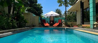 Superb 100% private family friendly villa with pool and only 500 mtrs from beach