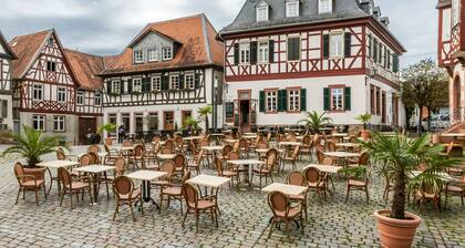 Ferienwohnung mit direkten Blick auf den historischen Markt in Heppenheim