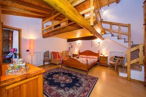 2 habitaciones, tabla de planchar con plancha y cuna de viaje 