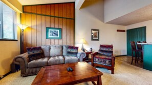 TV, fireplace, DVD player