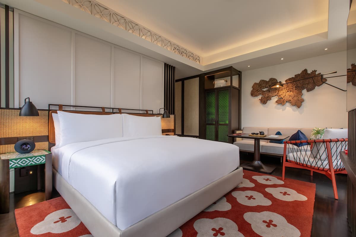 1 Schlafzimmer, hochwertige Bettwaren, Minibar, Zimmersafe