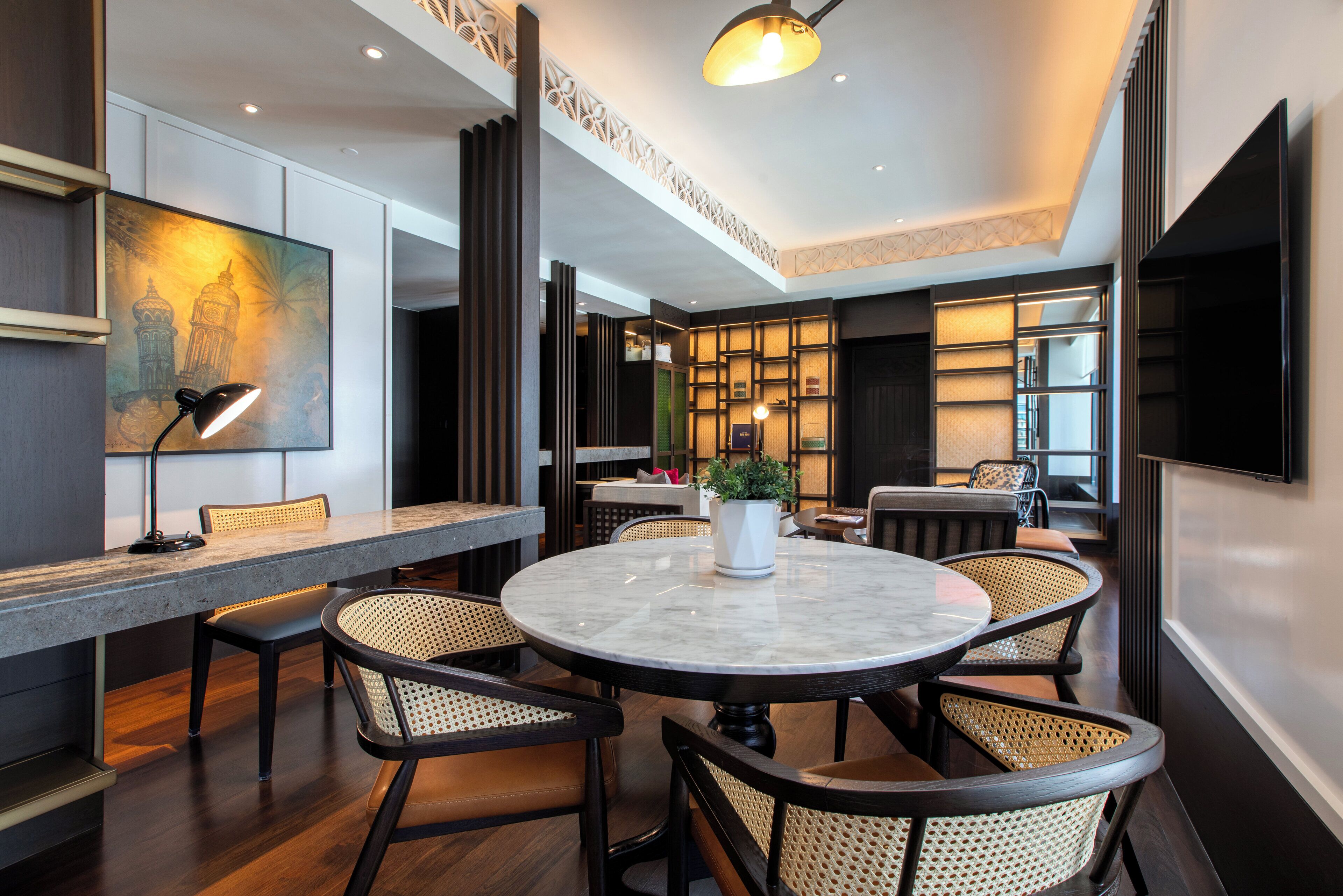 Suite, 1 Bedroom (Dining) | Premium bedding, minibar, in-room safe, desk