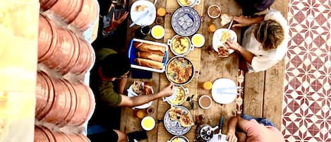 Udendørs spisemuligheder