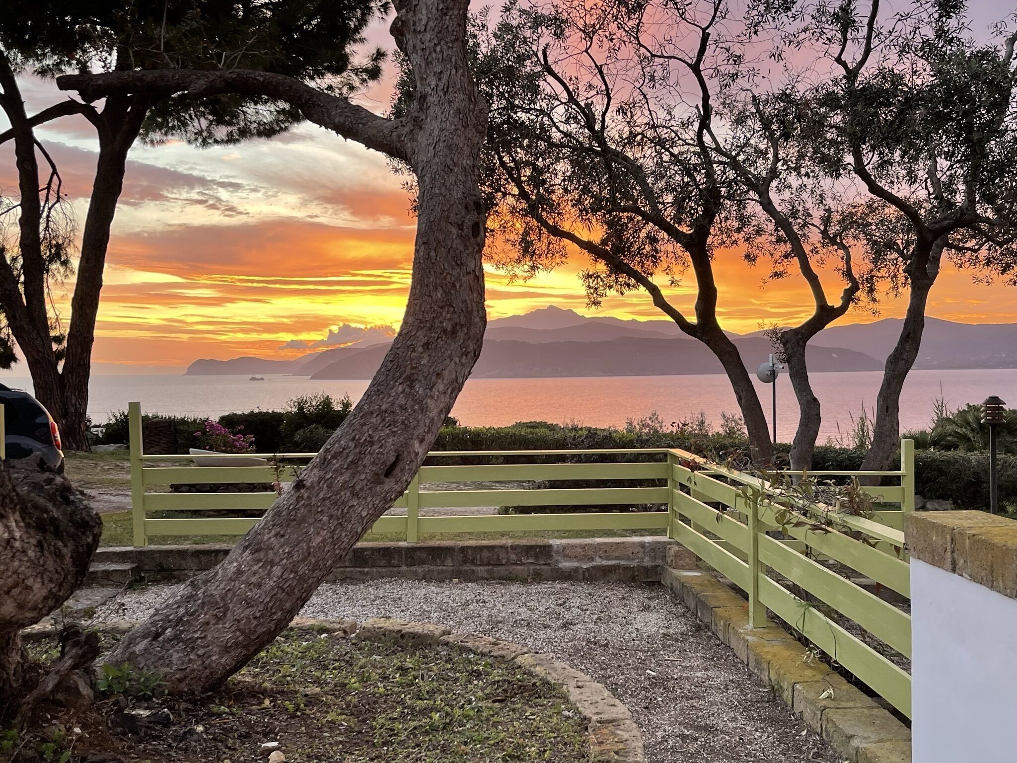 Vista desde la propiedad