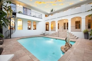 Pool - Fabulous one of a kind direct beach/gulf front home-Sleeps 14 (Redington Beach)