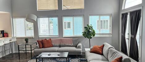 TV connectée, cheminée