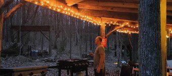 Cozy Homestead Living in a Treetent getaway