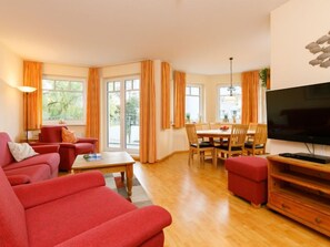 Fernseher, Kamin