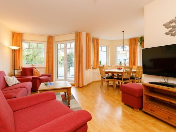 Fernseher, Kamin