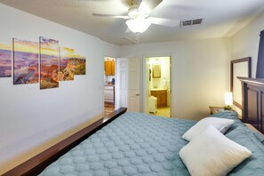 3 habitaciones, cuna de viaje, internet y ropa de cama 