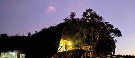 Front of property - evening/night