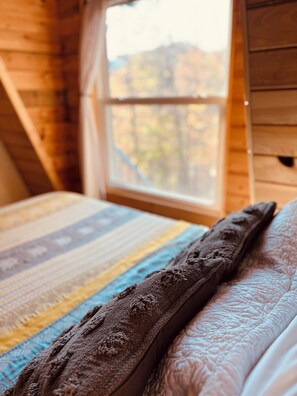 2 bedrooms, blackout curtains, WiFi, bed sheets