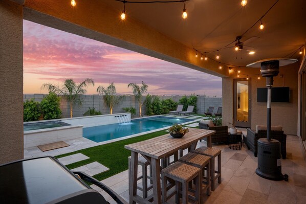 Außenpool, beheizter Pool