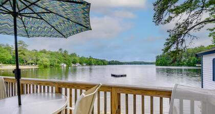 Waterfront Gray Home w/ Furnished Deck & Fire Pit!