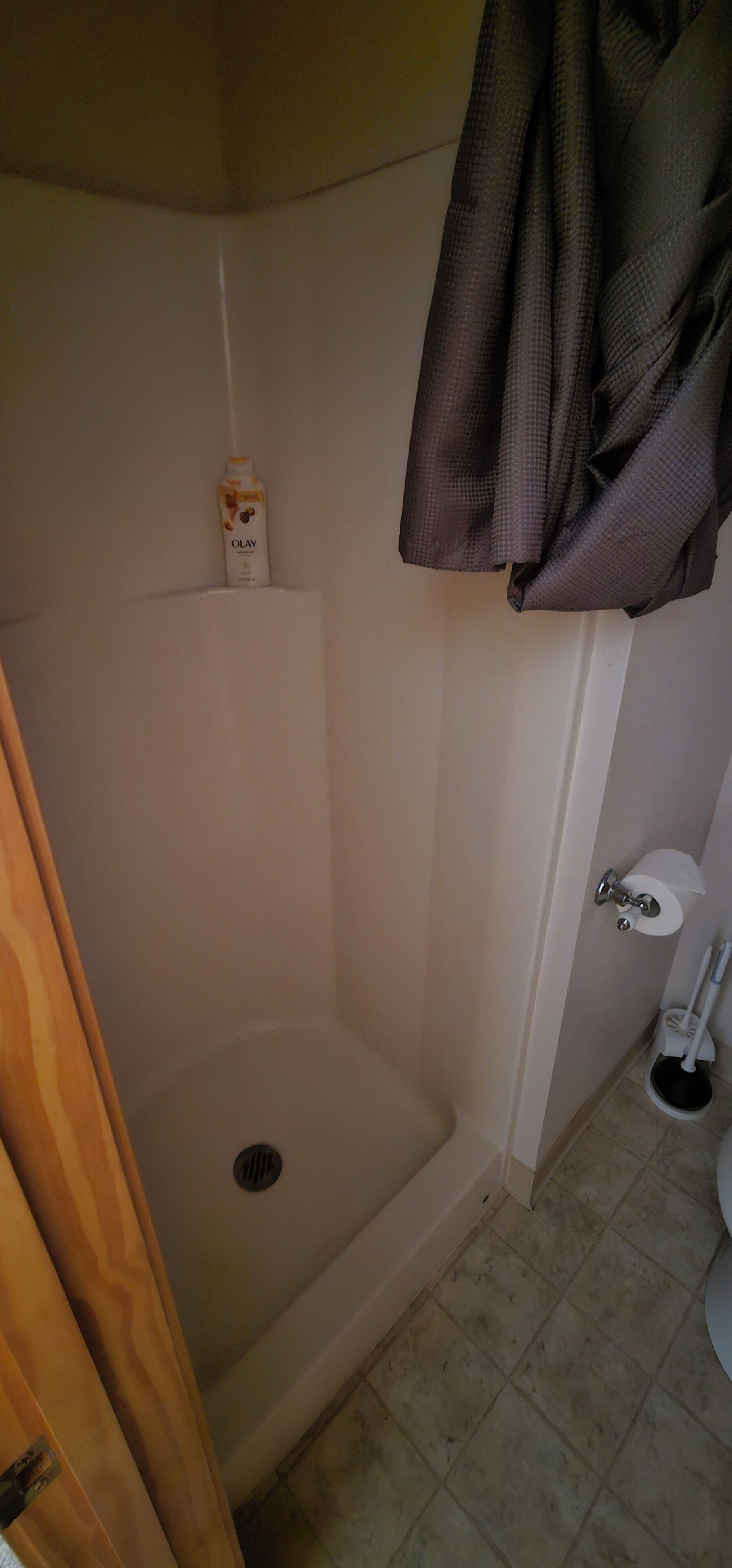 Bathtub, hair dryer, towels
