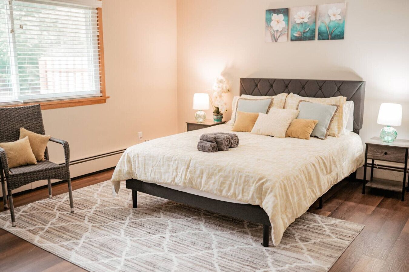 5 室のベッドルーム、アイロン / アイロン台