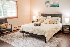 5 室のベッドルーム、アイロン / アイロン台