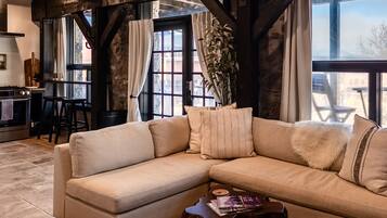 TV connectée, cheminée