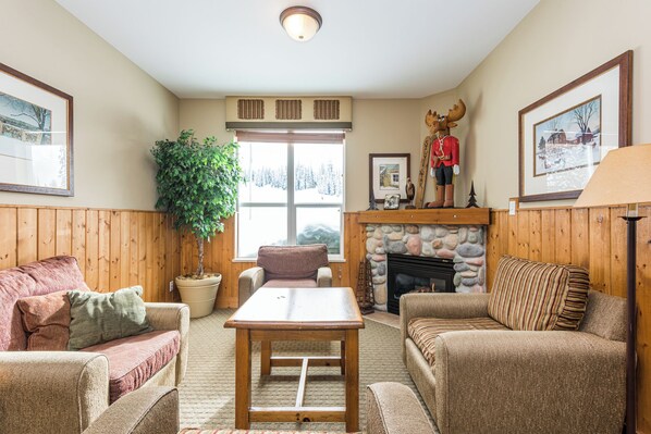 TV, lareira, monitores de computador