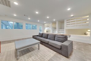 House, Multiple Beds, Patio, Beach View (Beach House 2) | Living area | 65-inch flat-screen TV with digital channels