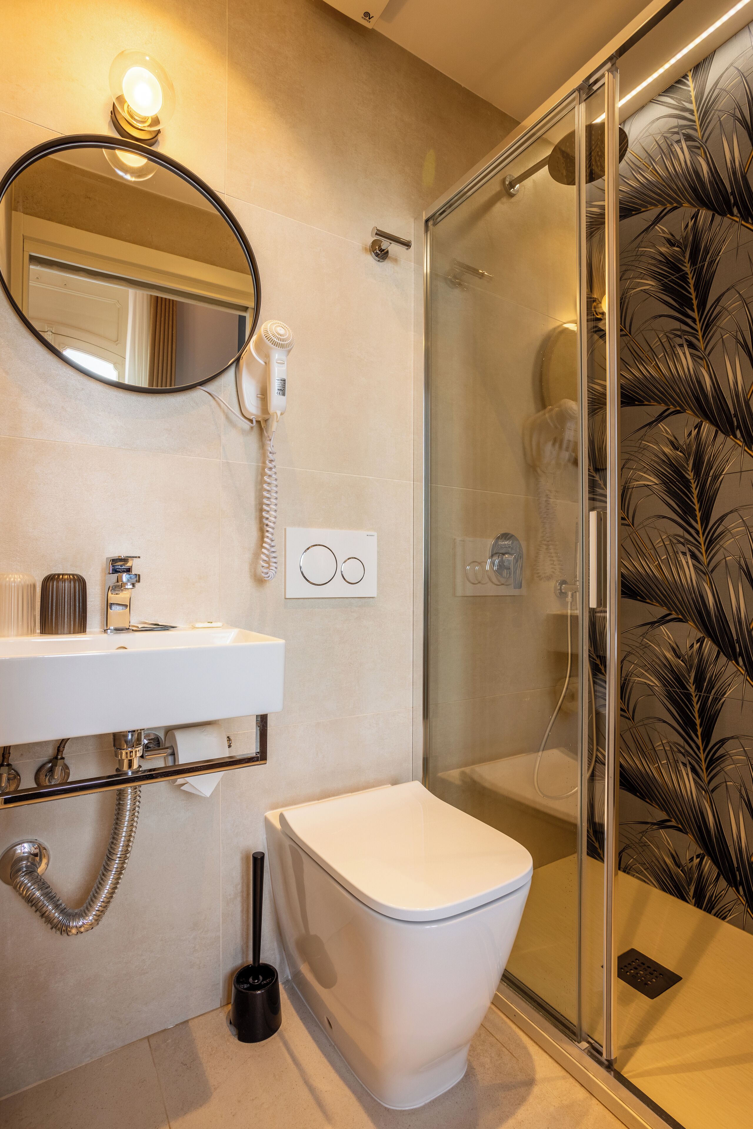 comfort room | bathroom | shower, rainfall showerhead, free toiletries, hair dryer