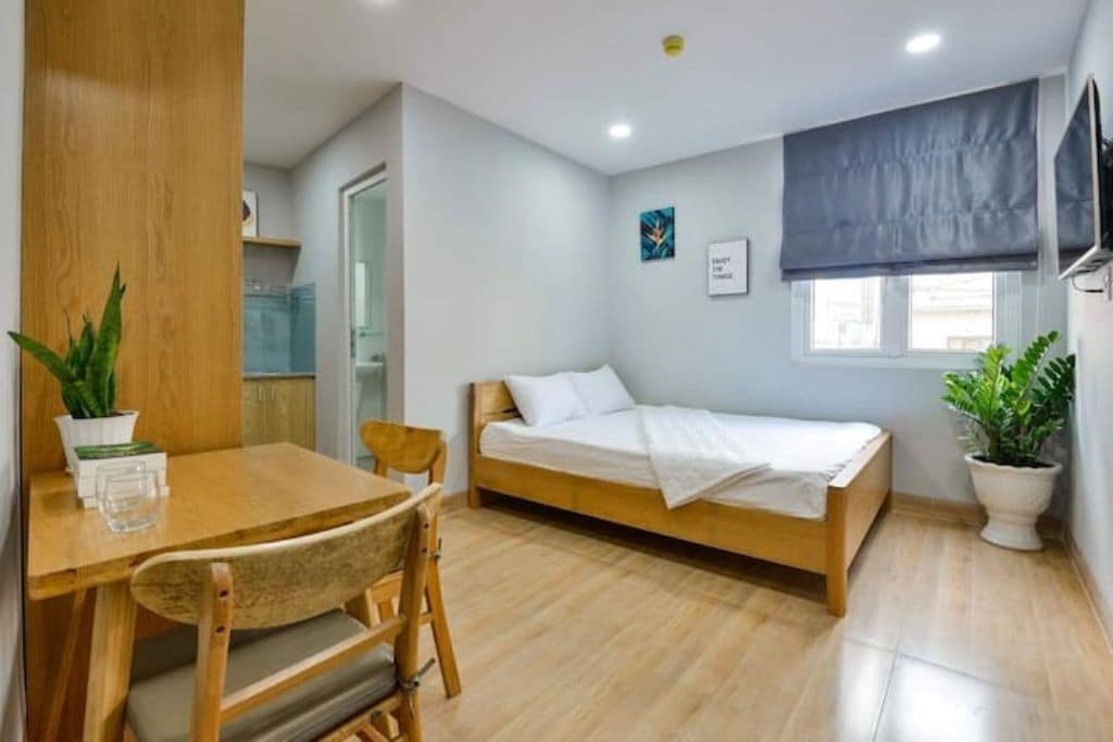 1 غرفة نوم ومكواة/لوح كي