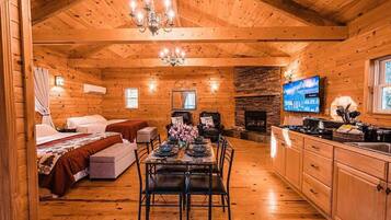 1 bedroom, iron/ironing board, travel crib, WiFi (free)