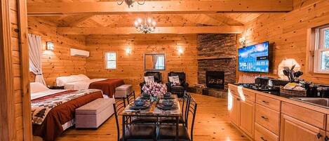 1 bedroom, iron/ironing board, travel crib, WiFi (free)