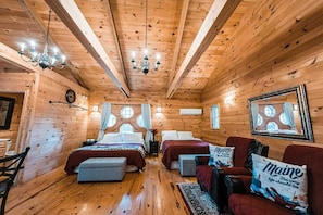 1 bedroom, iron/ironing board, travel crib, WiFi (free)