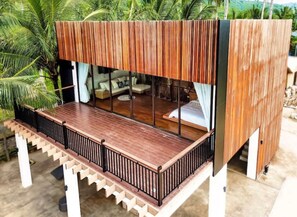 Majoituspaikan julkisivu