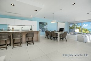 Beachfront Villa Eos | 5 bedrooms, premium bedding, down comforters, pillowtop beds