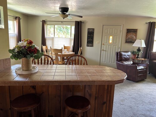 Experience serene Challis living, just steps away from your 2-bedroom retreat