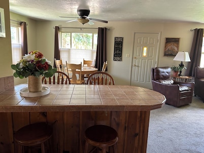 Experience serene Challis living, just steps away from your 2-bedroom retreat