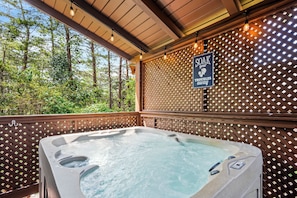 Idromassaggio all'aperto