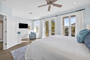 4 habitaciones, tabla de planchar con plancha, internet y ropa de cama