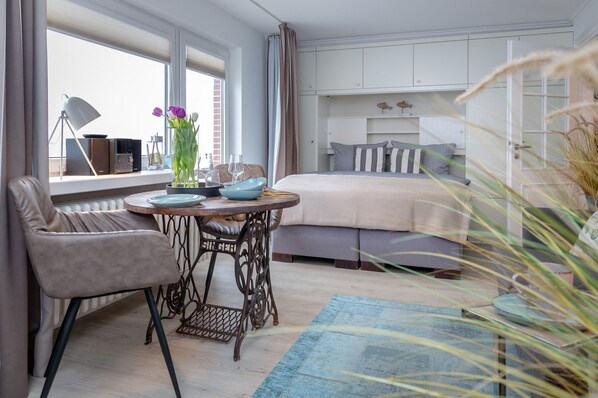 1 bedroom, WiFi - Andreas-dirks-straße: 1-zimmerappartement am Strand, 4.og. Kleiner Meerblick. - Andreas-dirks-straße (Sylt)