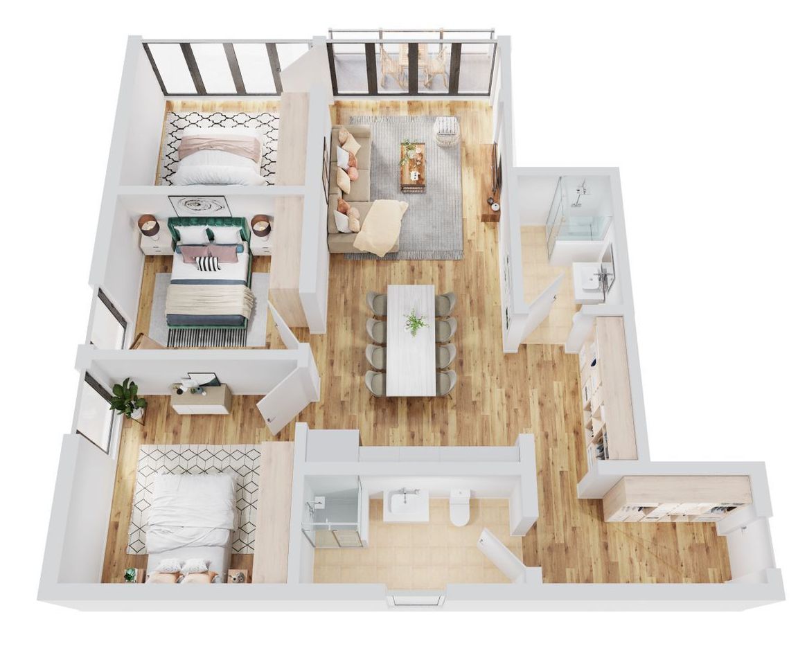 مخطط تصميم الطابق