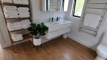 Towels, toilet paper