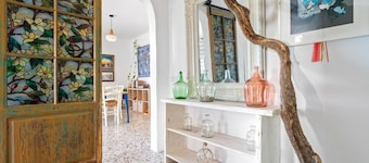 Mediterranean house with sea views 130m beach