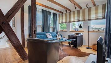 Télévision, cheminée